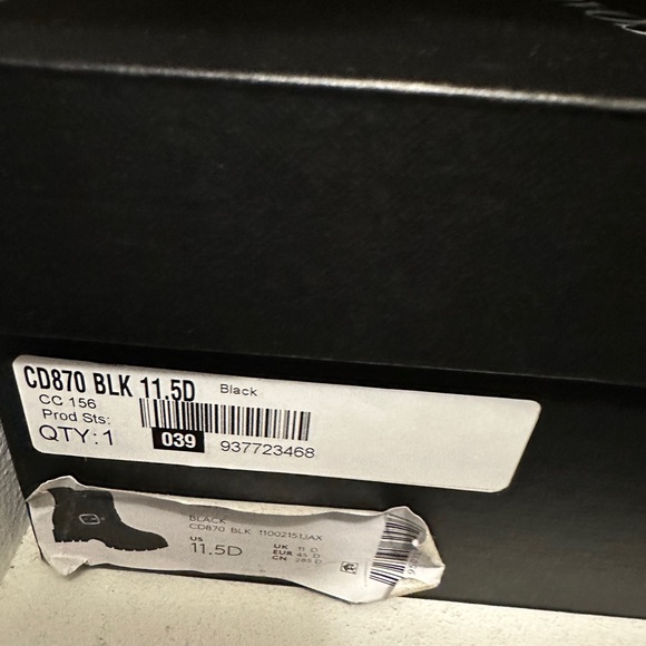 Men’s Coach Trooper Moto Boot size11.5 black NWT with box - Picture 5 of 16